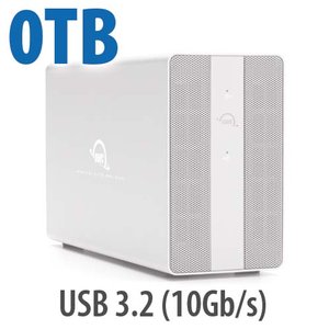 (*) OWC Mercury Elite Pro Dual RAID Storage Enclosure with USB 3.2 (10Gb/s) + 3-Port Hub