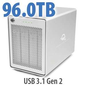 96.0TB OWC Mercury Elite Pro Quad RAID 5 Four-Drive HDD External Storage Solution