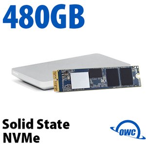 (*) 480GB OWC Aura Pro X2 Complete PCIe 3.1 NVMe SSD Upgrade Solution for Select MacBook Air, MacBook Pro (2013 - 2017)