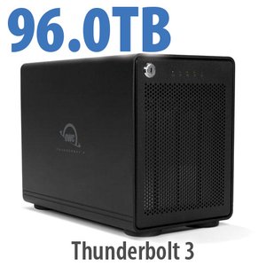 96.0TB OWC ThunderBay 4 Four-Drive Thunderbolt (40Gb/s) External Storage Solution with Enterprise Drives and SoftRAID