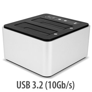 (*) OWC Drive Dock USB 3.2 (10Gb/s) Dual-Bay Drive Docking Solution for 2.5-inch and 3.5-inch SATA Drives