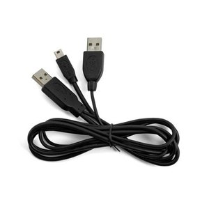 (*) 1.0 Meter (39") USB 2.0 A to USB 2.0 Mini B 5-Pin Cable - Auxiliary USB "Y" Power Design